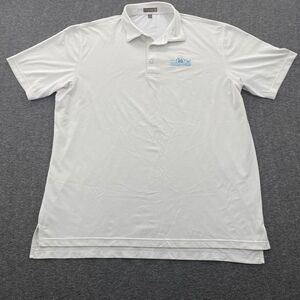Peter Millar Summer Comfort Men 2XL Golf White Performance The Concession‎